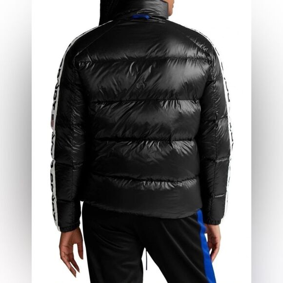 Polo Ralph Lauren Reversible Black Multi Puffer Water Repellent Size M - Picture 6 of 13